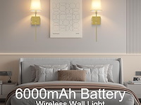 Coinmit draadloze wandlamp (2 stuks) goud - afbeelding 3 van  6