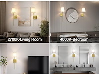 Coinmit draadloze wandlamp (2 stuks) goud - afbeelding 5 van  6