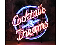 Coktail & dreams neonbord - diverse lichtapparatuur