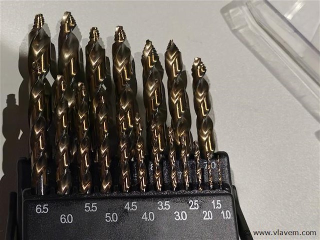 Colbalt borenset 19 delig - afbeelding 3 van  5