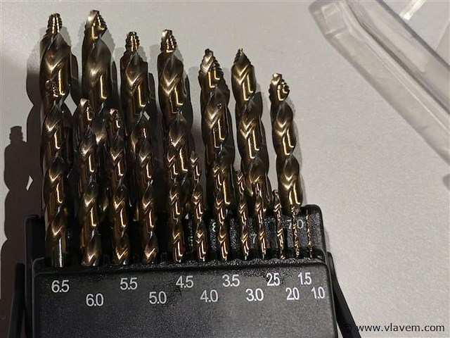 Colbalt borenset 19 delig - afbeelding 4 van  5