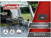 Coleman 4-persoons tafelset incl. tas & stoelen - afbeelding 5 van  7