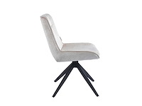 Colenis - brutus eetkamerstoel - set van 4 - beige - boucle stof - zwarte poten - stoel - afbeelding 3 van  3