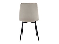 Colenis - ela eetkamerstoel - set van 4 - beige - velvet - design - afbeelding 4 van  5