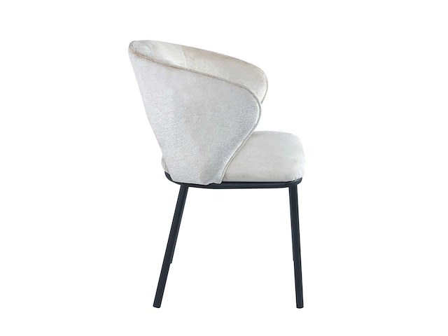 Colenis - elizabeth eetkamerstoel - set van 2 - taupe - chenille - afbeelding 3 van  3