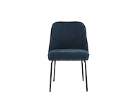 Colenis - julia eetkamerstoel - set van 4 - blauw - linnen stof - industrieel - design - afbeelding 2 van  2