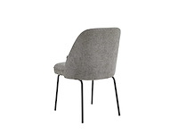 Colenis - julia eetkamerstoel - set van 4 - grijs - linnen stof - industrieel - design - afbeelding 4 van  4