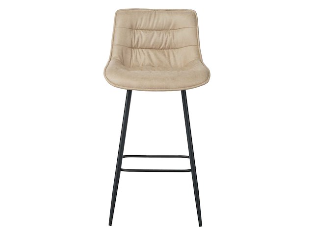 Colenis - manila barkruk - set van 6 - beige - microfiber stof- zonder armleuning - afbeelding 2 van  4