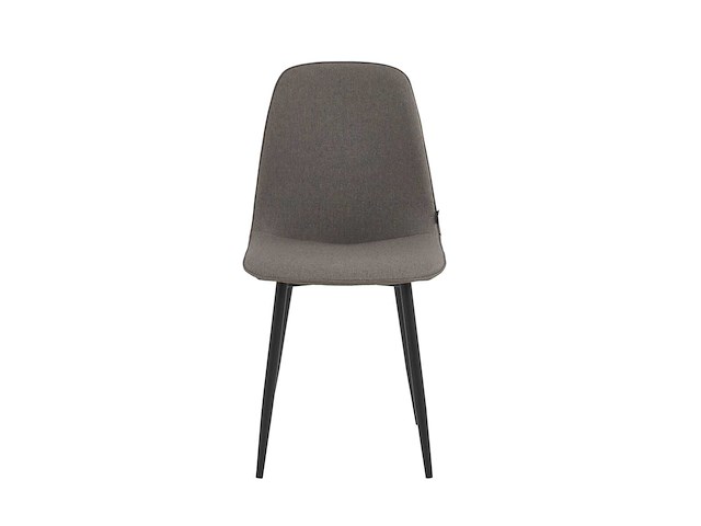 Colenis - milou eetkamerstoelen - set van 4 - grijs - linnen stof - industrieel - stoelen - afbeelding 2 van  5