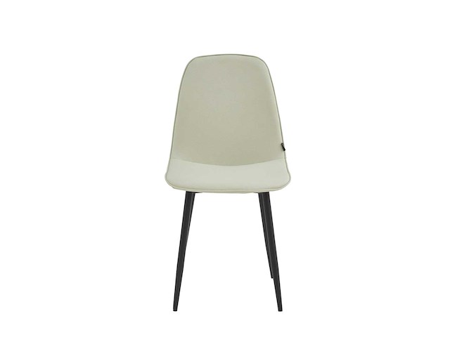 Colenis - milou eetkamerstoelen - set van 4 - licht beige - linnen stof - industrieel - stoelen - afbeelding 2 van  5