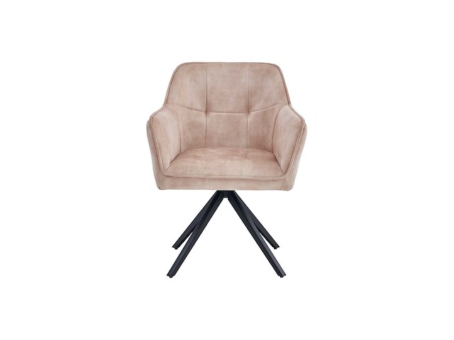 Colenis - pearl eetkamerstoel - set van 4 - beige - adoré velvet - industrieel - afbeelding 2 van  4