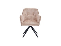 Colenis - pearl eetkamerstoel - set van 4 - beige - adoré velvet - industrieel - afbeelding 2 van  4