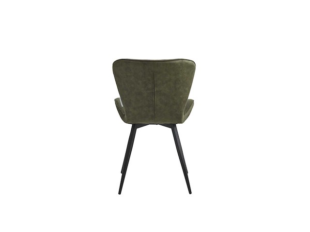 Colenis - star eetkamerstoel - set van 4 - groen - microvezel - microfiber - industrieel - design - eetkamerstoelen - stoel - afbeelding 2 van  3