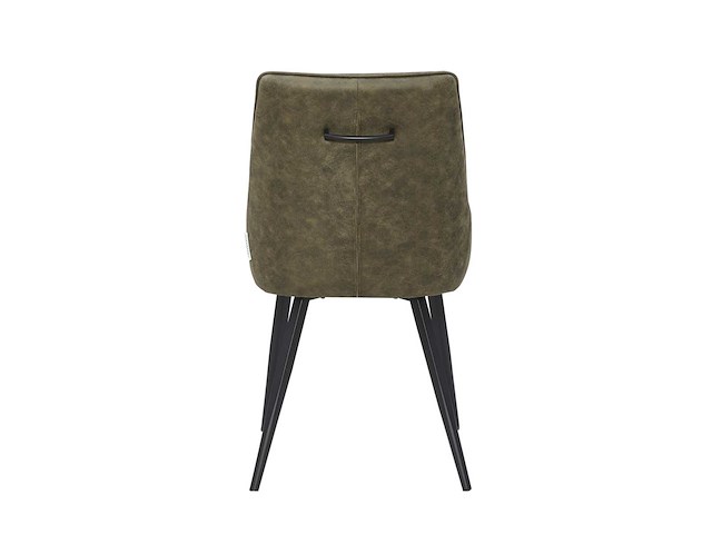 Colenis - svensk eetkamerstoel - set van 4 - groen - microvezel - microfiber - industrieel - design - comfortabele en duurzame eetkamerstoelen - afbeelding 2 van  4