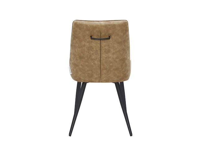 Colenis - svensk eetkamerstoel - set van 6 - beige - microvezel - microfiber - industrieel - design - comfortabele en duurzame eetkamerstoelen - afbeelding 4 van  4
