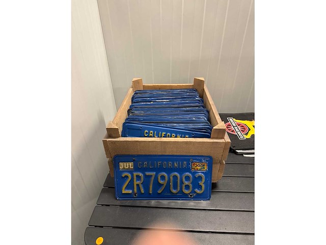Collectible amerikaanse nummerplaten (10 stuks) - afbeelding 1 van  1
