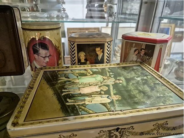 Collectie blikken dozen koningshuis +- 33stuks - afbeelding 10 van  14