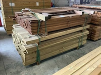 Collstrop partij onderdelen voor houten tuinomheining (2x)