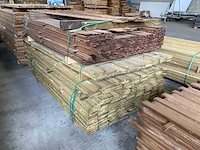 Collstrop partij onderdelen voor houten tuinomheining (2x) - afbeelding 2 van  5