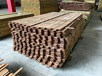 Collstrop partij onderdelen voor houten tuinomheining - afbeelding 2 van  4