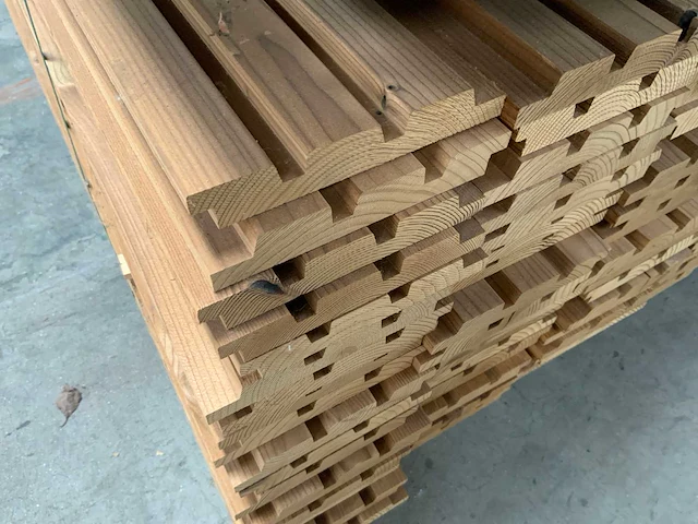 Collstrop partij onderdelen voor houten tuinomheining - afbeelding 3 van  3