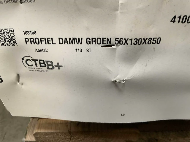 Collstrop profiel damwand (187x) - afbeelding 5 van  5