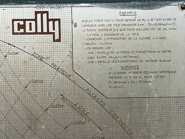 Colly 50 tx 200 buigmachine - afbeelding 7 van  10