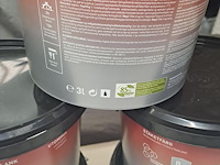 Color houtverf 10x3 liter, kalkwit satin - afbeelding 3 van  4