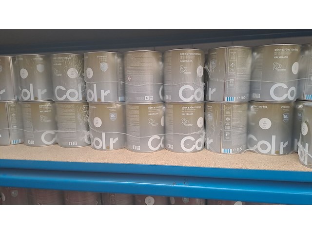 Color houtverf 20x1 liter, wit satin - afbeelding 1 van  1