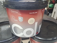 Color houtverf 4x3 liter, kalkwit satin