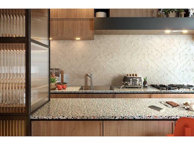 Colorker bloom grey matt lumen 31,6x100 cm - wandtegel 34m² - afbeelding 2 van  2