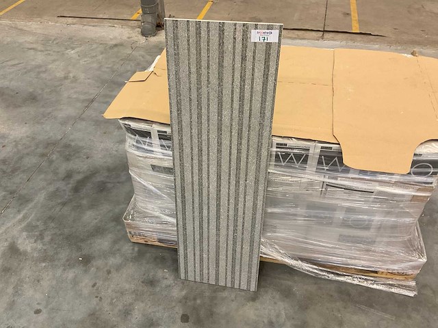 Colorker moments grey matic decor wandtegel 31,6x100 cm 48 m² - afbeelding 1 van  2