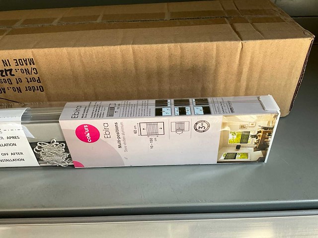 Colours ebira luxaflex aluminium multi positions 62 x 10-150cm (6x) - afbeelding 5 van  6