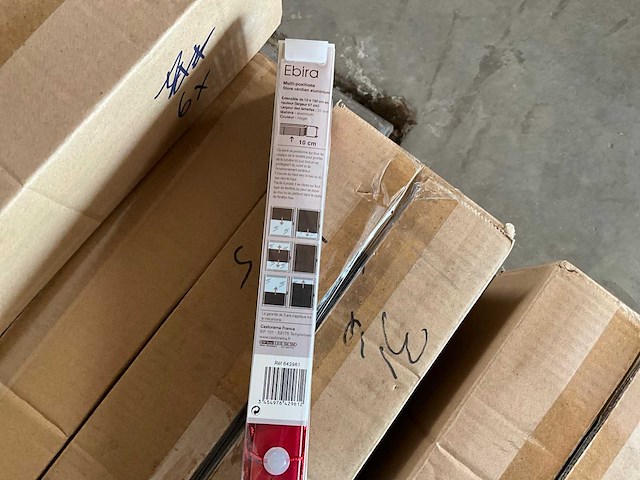 Colours ebira palletdeal luxaflex aluminium multi positions 67 x 10-150cm rood (150x) - afbeelding 6 van  8