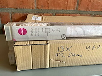 Colours strobus rolgordijn lichtdoorlatend 90 x 190 cm hoog wit dessin (16x) - afbeelding 1 van  3