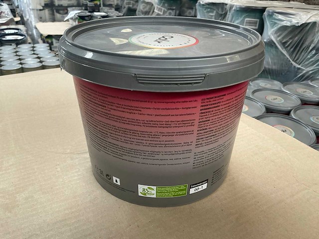 Col.r hout en metaal interieur verf wit 3000 ml (96x) - afbeelding 2 van  6