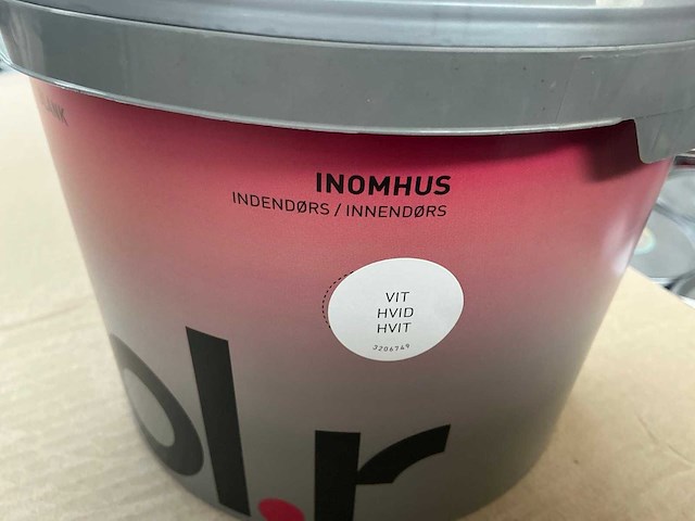 Col.r hout en metaal interieur verf wit 3000 ml (96x) - afbeelding 5 van  6