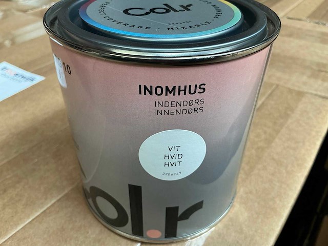 Col.r hout en metaal interieur verf wit mat 500 ml (280x) - afbeelding 4 van  6