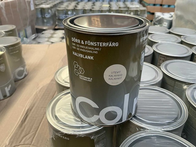 Col.r kalkwit 1000ml buiten verf (216x) - afbeelding 1 van  3