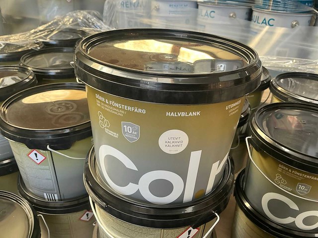Col.r kalkwit 3000ml buiten verf (42x) - afbeelding 1 van  3