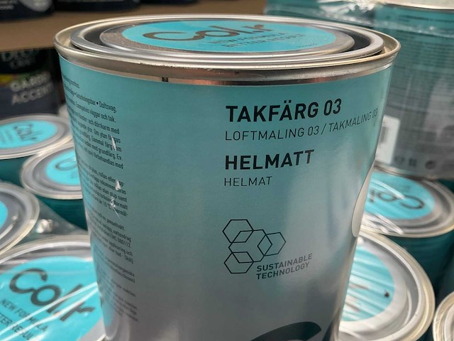 Col.r plafondverf wit extra matt 1000 ml interieur verf (150x) - afbeelding 5 van  6