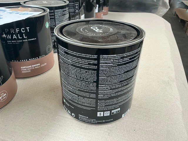 Col.r prfct wall cupcake bruin matt 2500 ml interieur verf (70x) - afbeelding 2 van  5