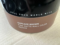 Col.r prfct wall cupcake bruin matt 2500 ml interieur verf (75x) - afbeelding 4 van  5