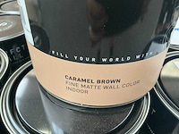 Col.r prfct wall karamel bruin matt 2500 ml interieur verf (81x) - afbeelding 4 van  5