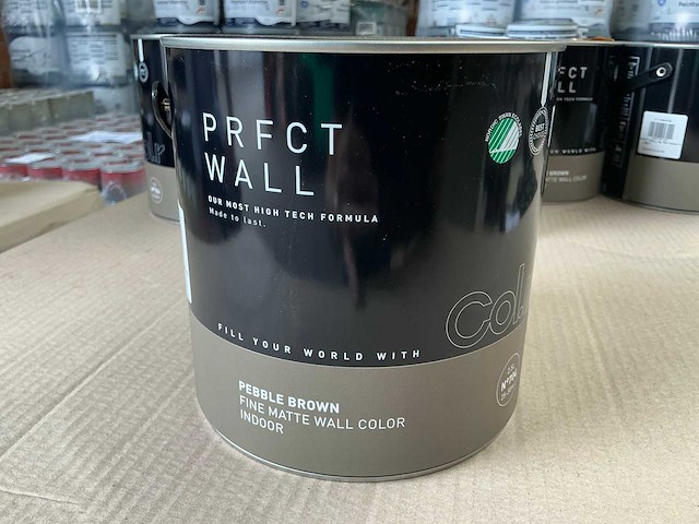 Col.r prfct wall kiezel bruin matt 2500 ml interieur verf (99x) - afbeelding 1 van  5