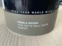 Col.r prfct wall kiezel bruin matt 2500 ml interieur verf (99x) - afbeelding 4 van  5