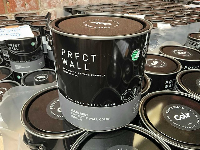 Col.r prfct wall leisteen grijs matt 2500 ml interieur verf (84x) - afbeelding 1 van  5