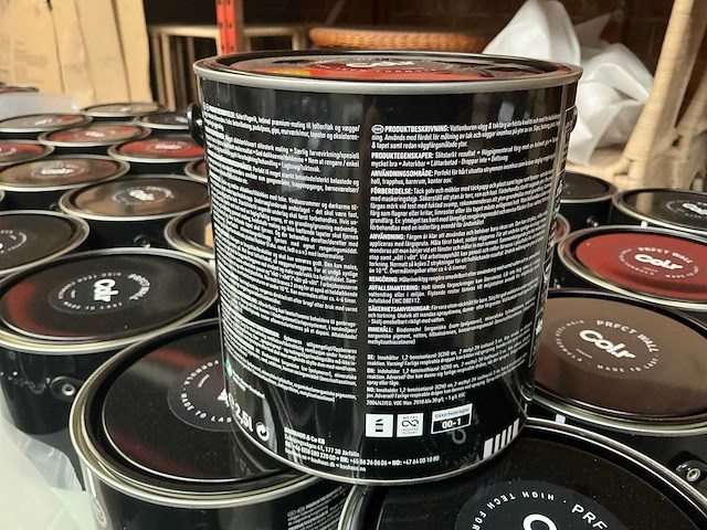 Col.r prfct wall obsidiaan grijs matt 2500 ml interieur verf (84x) - afbeelding 2 van  5