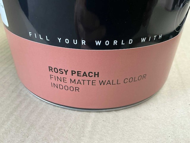 Col.r prfct wall perziek rose matt 2500 ml interieur verf (46x) - afbeelding 4 van  5