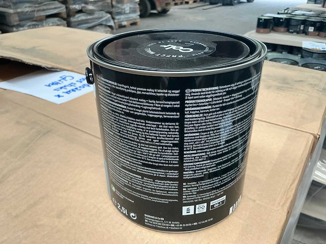 Col.r prfct wall poeder blauw matt 2500 ml interieur verf (63x) - afbeelding 2 van  5